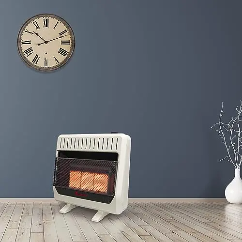 Podwójny bezodpływowy ogrzewacz podczerwieni HearthSense IR26T-BB z termostatem
