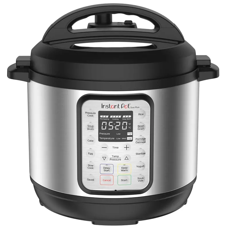 Instant Pot Duo Plus – 3-litrowy, inteligentny szybkowar 9 w 1 z precyzyjnym gotowaniem