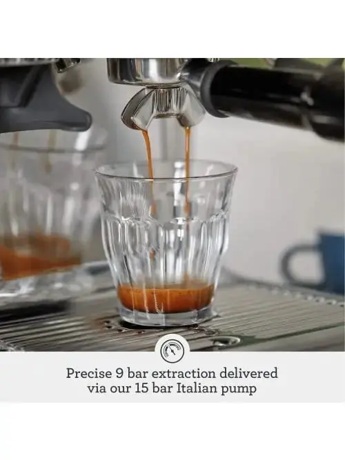 Półautomatyczny ekspres do kawy Breville Barista Express BES870XL z wbudowanym młynkiem, wykończenie ze stali nierdzewnej