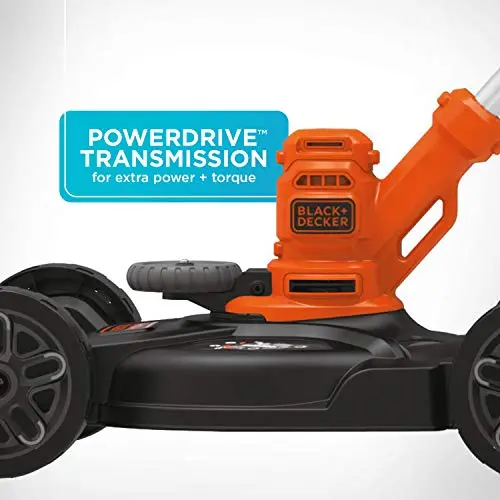 Kosiarka elektryczna BLACK+DECKER, podkaszarka i obrzeżarka, 3 w 1, przewodowa