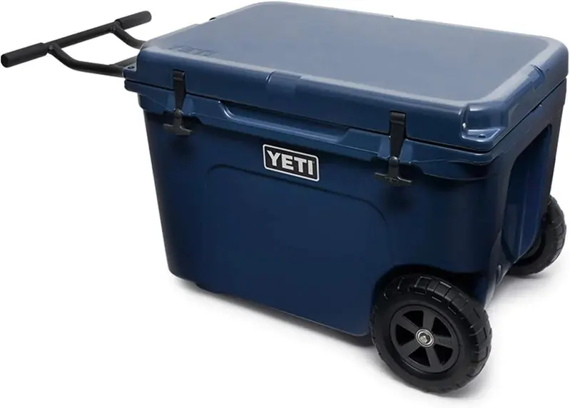 Lodówka turystyczna YETI Tundra Haul na kółkach – 65-litrowa, izolowana, granatowa