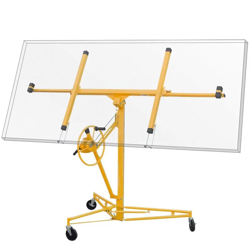 Stark USA 65044 3,35-metrowy regulowany podnośnik do płyt gipsowo-kartonowych z kółkami
