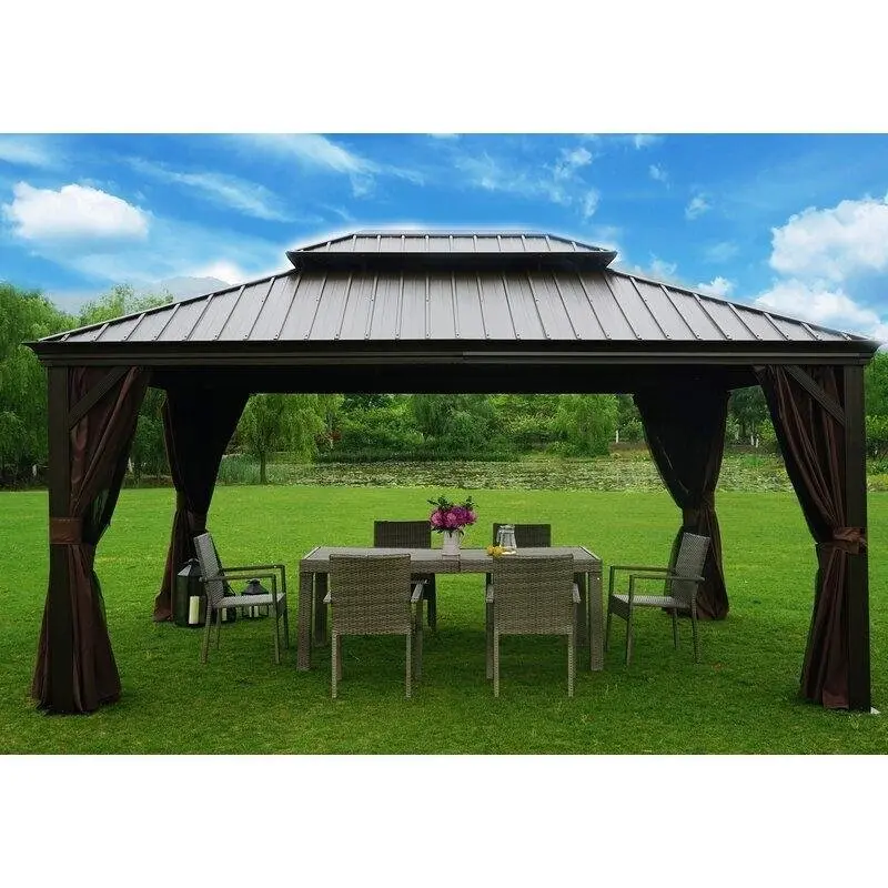 Alexander 16' x 12' ciężka aluminiowa szopa ogrodowa na taras