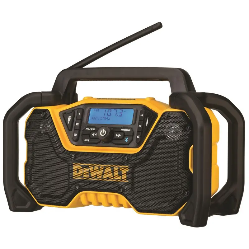 Radio bezprzewodowe Bluetooth DEWALT 12V/20V MAX do użytku na placu budowy DCR028B firmy DEWALT