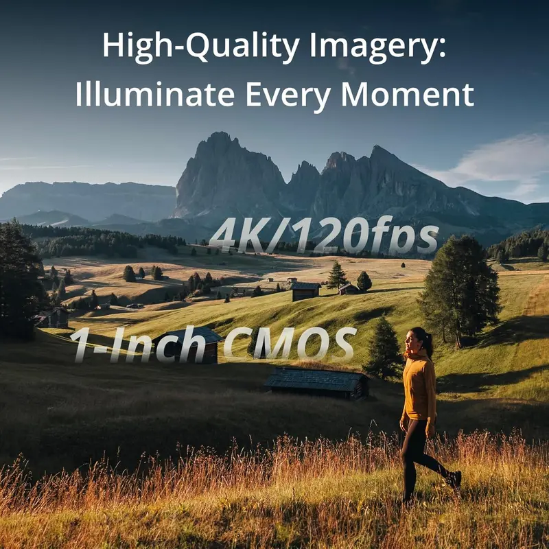 Kamera vlogowa DJI Osmo Pocket 3 Creator Combo 4K/120 kl./s z zaawansowaną stabilizacją i narzędziami do tworzenia treści
