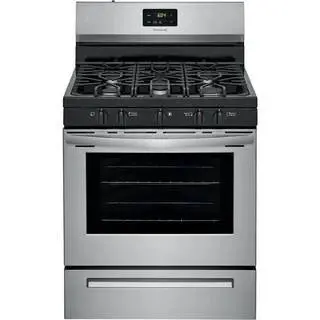 Frigidaire FCRG3052AS – wolnostojąca kuchenka gazowa ze stali nierdzewnej o szerokości 76 cm (30 cali) z pięcioma palnikami