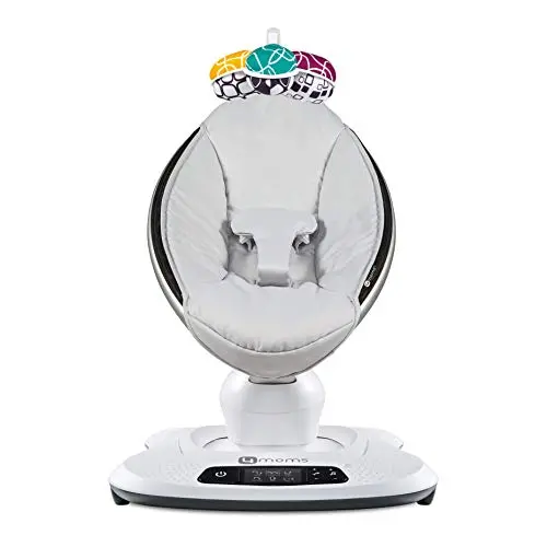 Huśtawka dla niemowląt 4moms mamaRoo 4 Multi-Motion – połączenie Bluetooth z kołysanką i pięcioma uspokajającymi ruchami