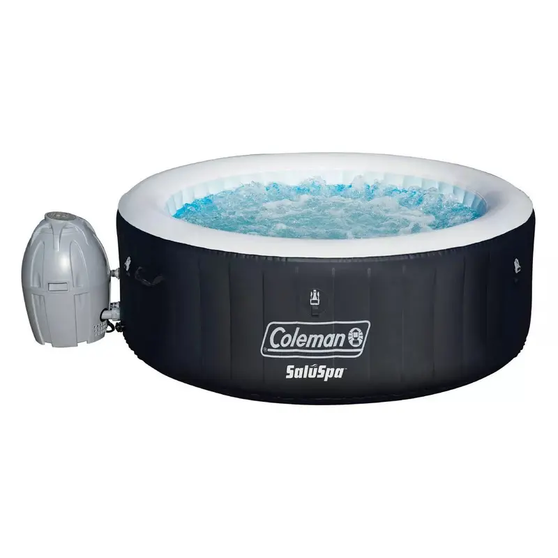 Nadmuchiwane jacuzzi Coleman SaluSpa dla 4 osób – 60 dysz powietrznych, regulowane siedzenia, łatwe rozkładanie