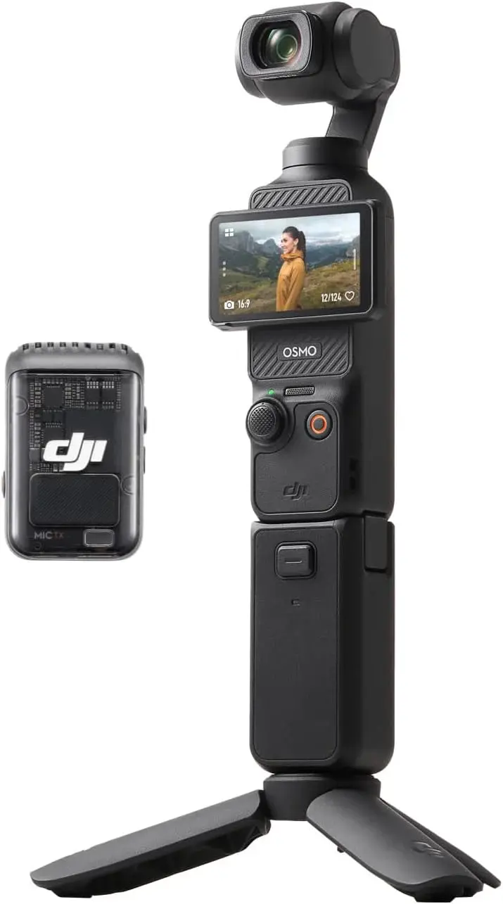 Kamera vlogowa DJI Osmo Pocket 3 Creator Combo 4K/120 kl./s z zaawansowaną stabilizacją i narzędziami do tworzenia treści