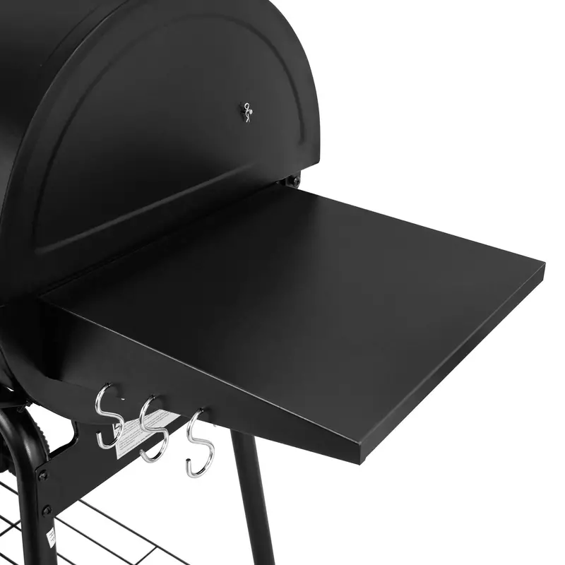 Royal Gourmet 30-calowy grill węglowy i wędzarnia offsetowa – dwufunkcyjna stacja do grillowania