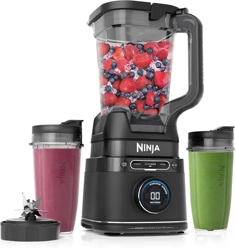 Blender Ninja do koktajli, mrożonych napojów, koktajli mlecznych i siekania warzyw – wszechstronne narzędzie kuchenne.