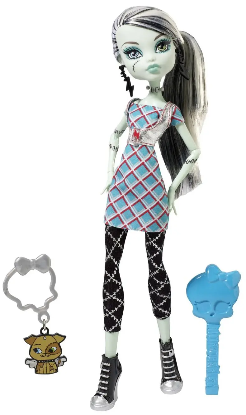 Marionetka szkolna Monster High Frankie Stein, wielokolorowa