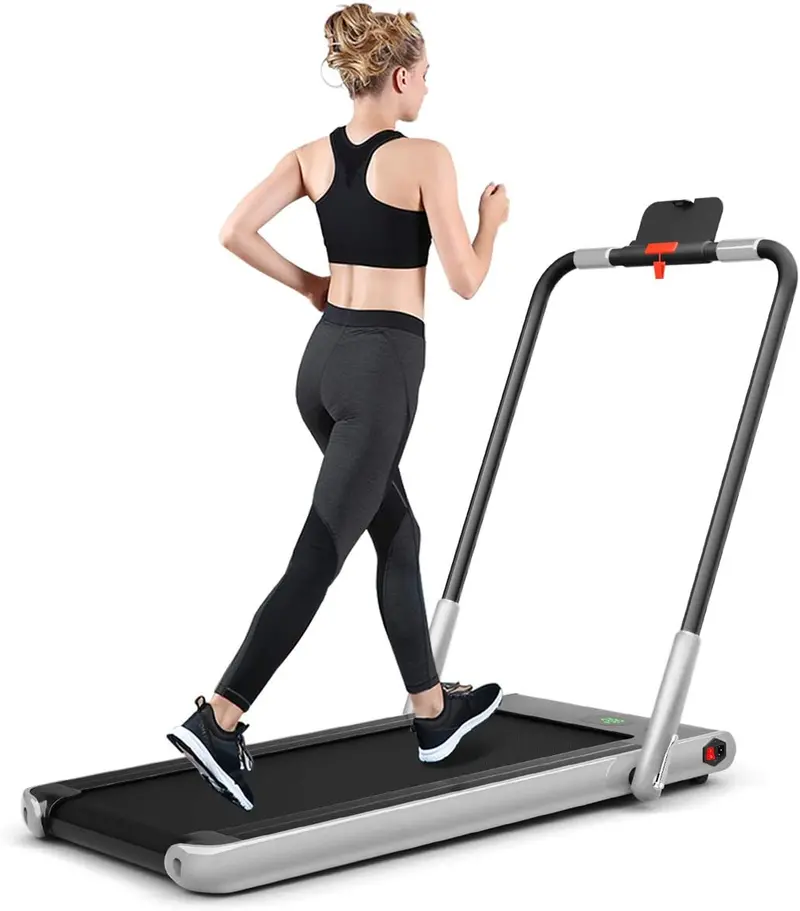 Superfit Kompaktowa składana bieżnia pod biurkowa o mocy 2,25 KM z podwójnym trybem pracy