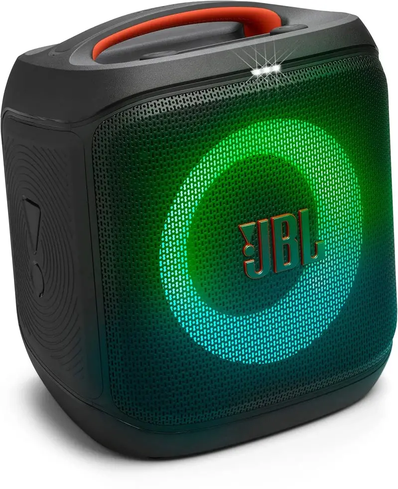 Przenośny głośnik Bluetooth PartyBox Encore Essential 2 – wodoodporność IPX4, 15-godzinny czas pracy baterii, dynamiczny pokaz świetlny