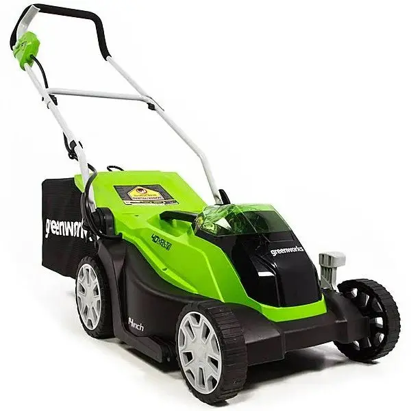 Bezprzewodowa kosiarka do trawy Greenworks G-Max 40 V – 17 cali, silnik szczotkowy z akumulatorem i ładowarką