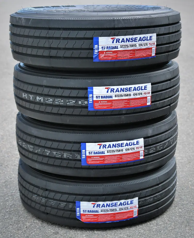 Zestaw 4 (CZTERY) opon do przyczep Transeagle All Steel ST Radial ST 225/75R15 Load G (14-warstwowych)