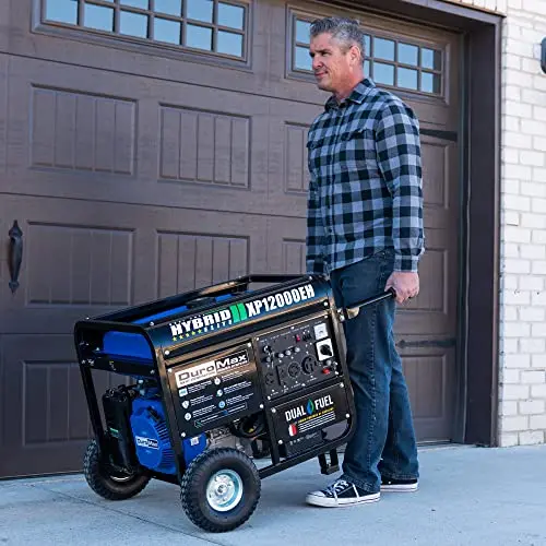 Generator DuroMax XP12000EH – 12000 W, zasilany benzyną lub propanem, do awaryjnego zasilania domu