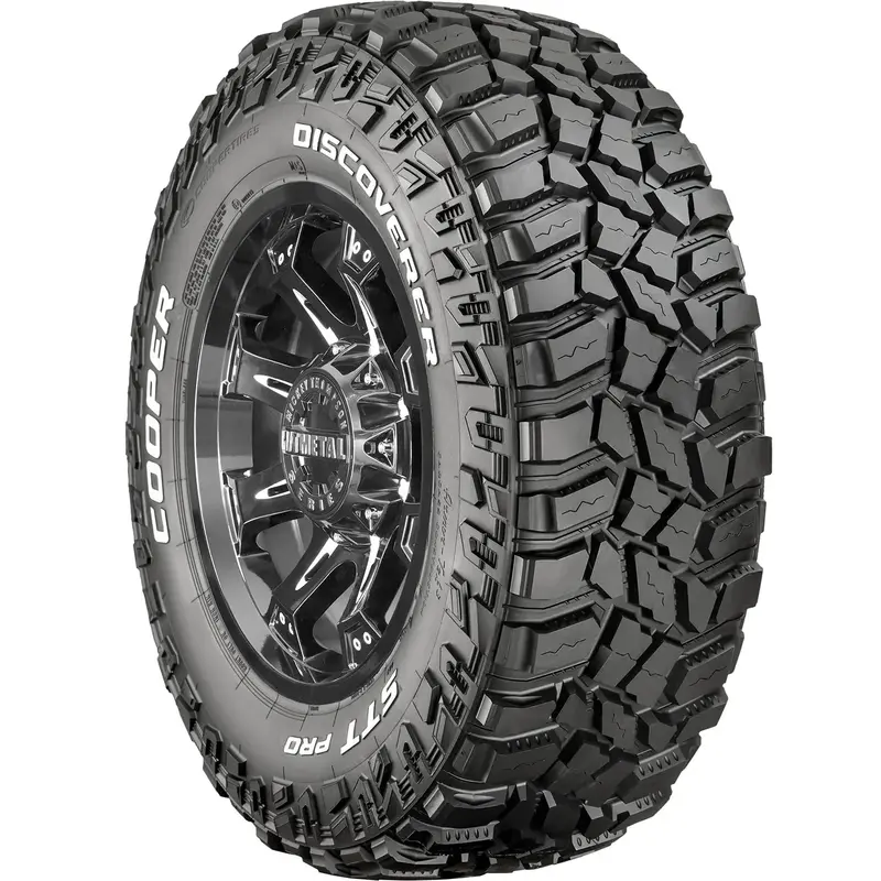 Cooper Discoverer STT Pro Mud-Terrain 285/70R17, 121/118Q, indeks nośności E, opony pasujące do Jeepa Wranglera