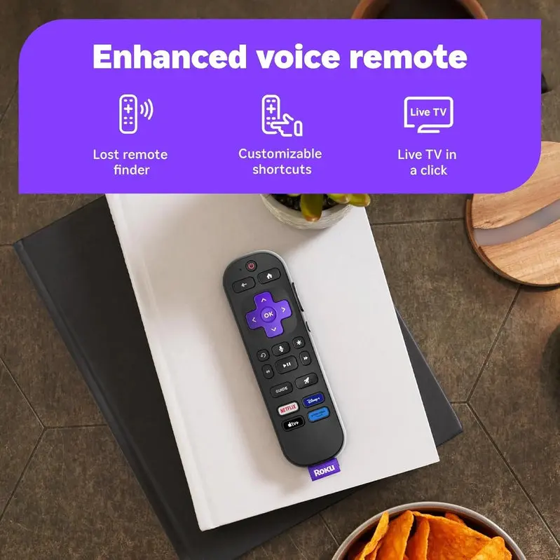 Telewizor Smart TV Roku Select Series 50 cali 4K HDR – wbudowany streaming, sterowanie głosowe, dźwięk Dolby
