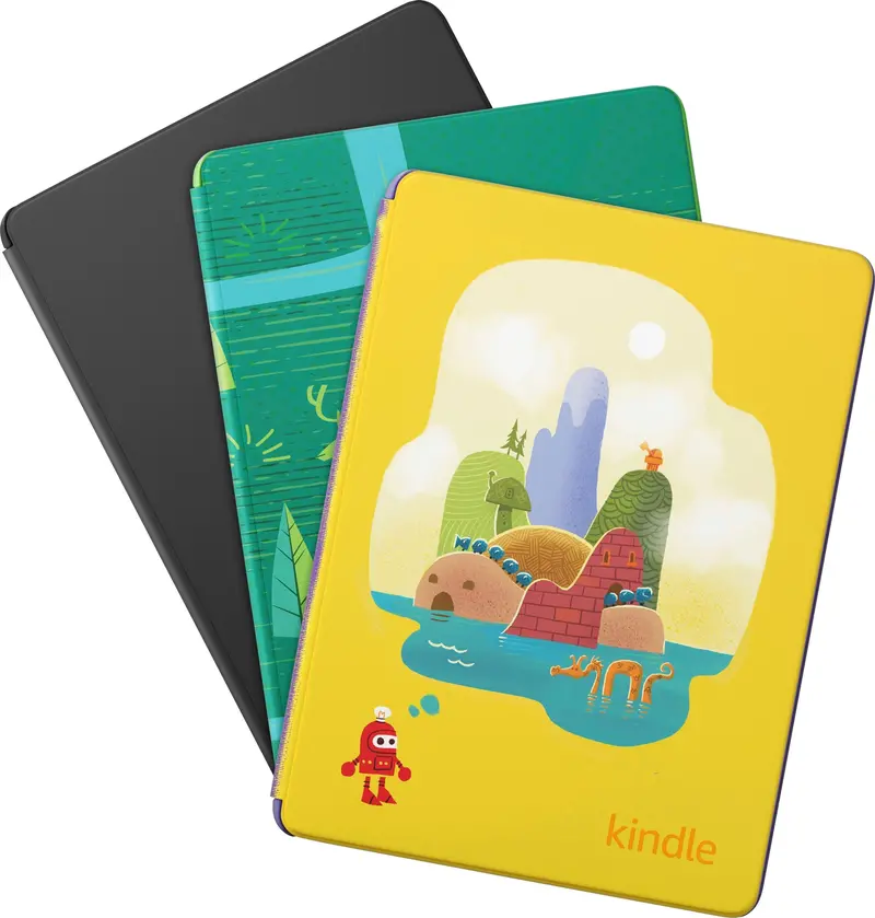 Kindle Paperwhite Kids – 6,8-calowy czytnik e-booków z ekranem antyodblaskowym, 16 GB pamięci masowej i etui przyjaznym dla dzieci