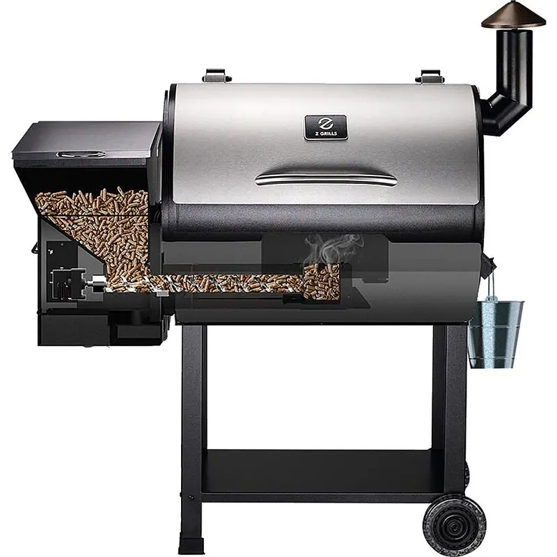 Z Grills – grill i wędzarnia na pellet drzewny o powierzchni 694 stóp kwadratowych – stal nierdzewna